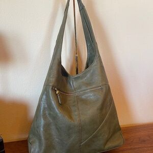 Joy Army Green Faux Leather Shoulder Handbag Shoulder Bag, Tote